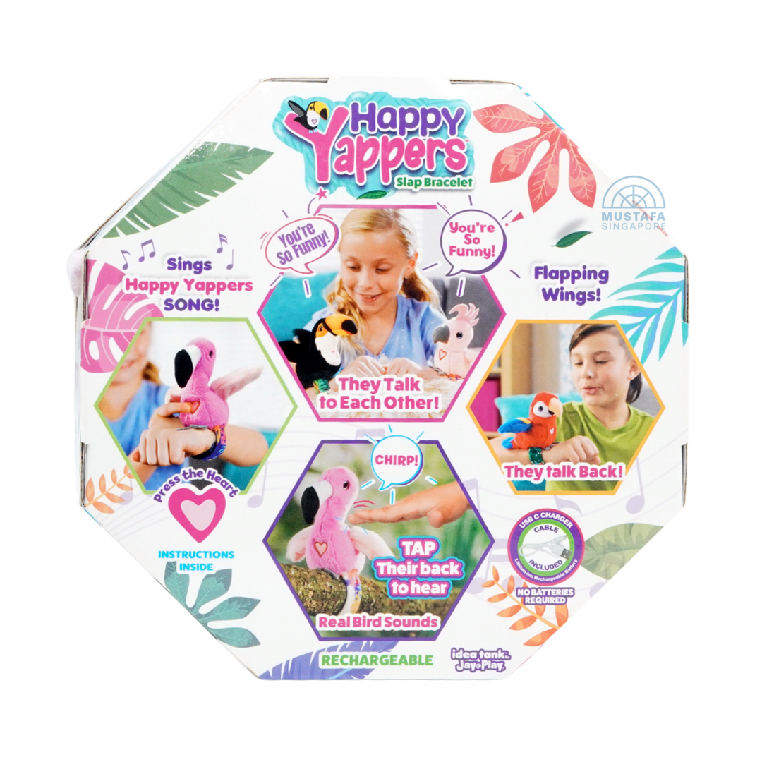 Idea Tank Jay@Play Happy Yappers Slap Bracelet Cockatoo