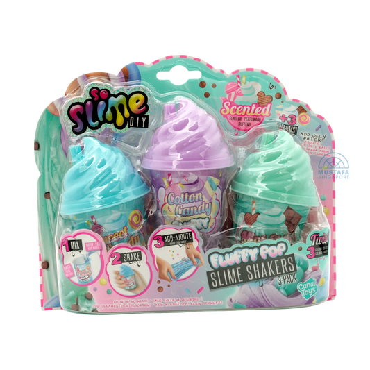 Canal Toys Fluffy Pop Slime Shakers 3-Pack