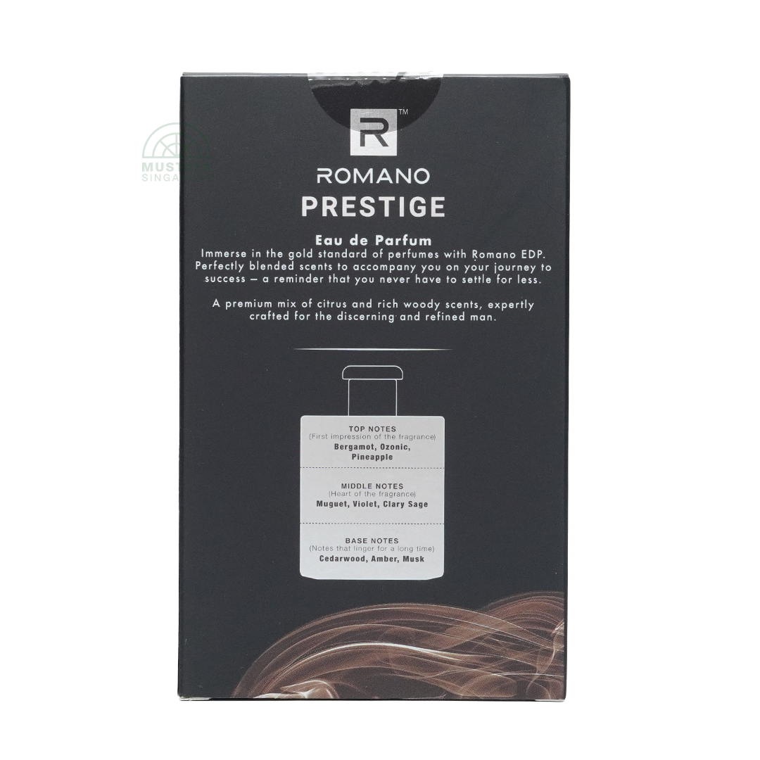 Romano Eau de Toilette Prestige 100ml