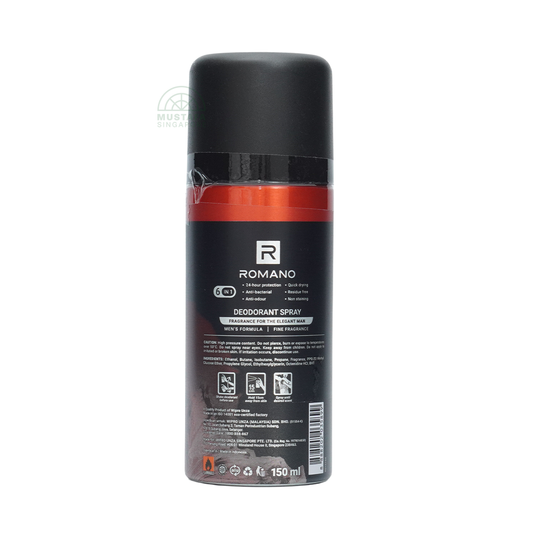 Romano Deodorant Spray Metro Pulse 150ml