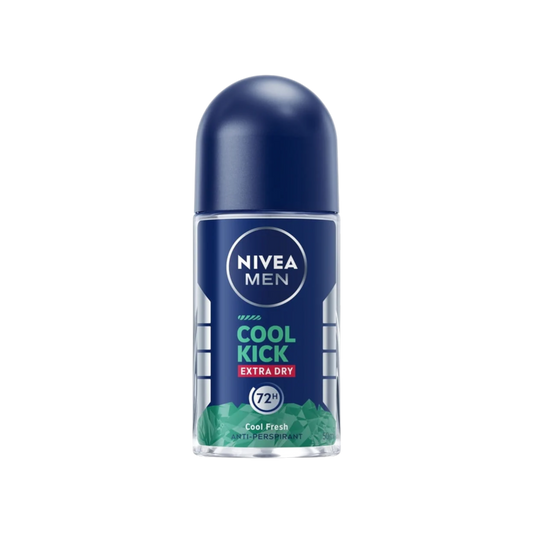 Nivea Men Cool Kick Extra Dry Roll On 50ml