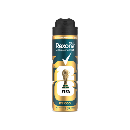 Rexona Men Deodorant Spray (FIFA Special Edition) Ice Cool 135ML