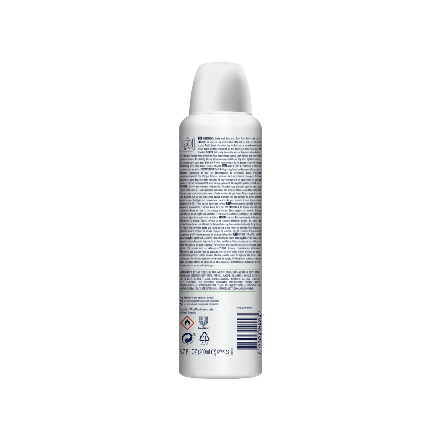 Rexona Women Deodorant Spray Advanced Protection Bamboo & Aloe Vera Spray 200ml