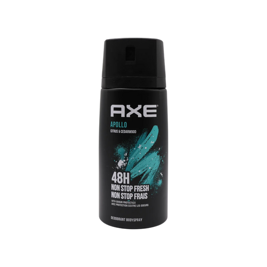 Axe 48h Non Stop Fresh with Odour Protection Apollo Deodorant Body Spray Citrus & Cedarwood 150ml