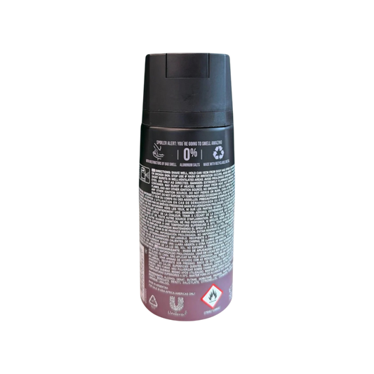 Axe 48h Non Stop Fresh with Odour Protection Black Night Deodorant Body Spray Black Caramel & Vanilla 150ml