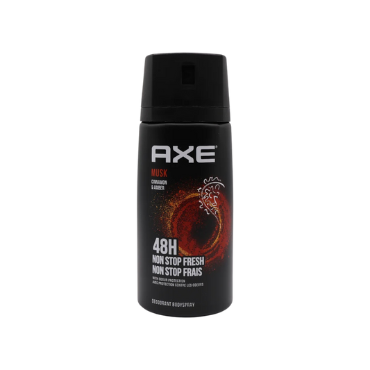 Axe 48h Non Stop Fresh with Odour Protection Musk Deodorant Body Spray Canela & Ambar 150ml