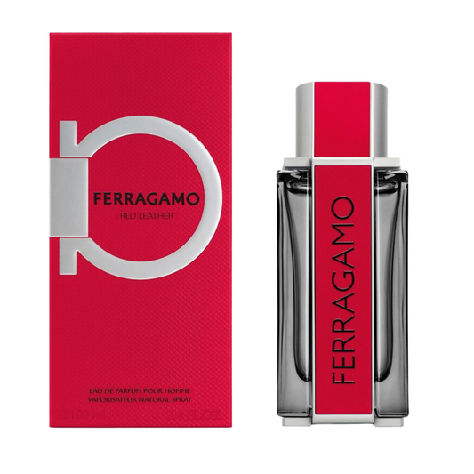 Salvatore Ferragamo Red Leather Pour Homme EDP 100ml