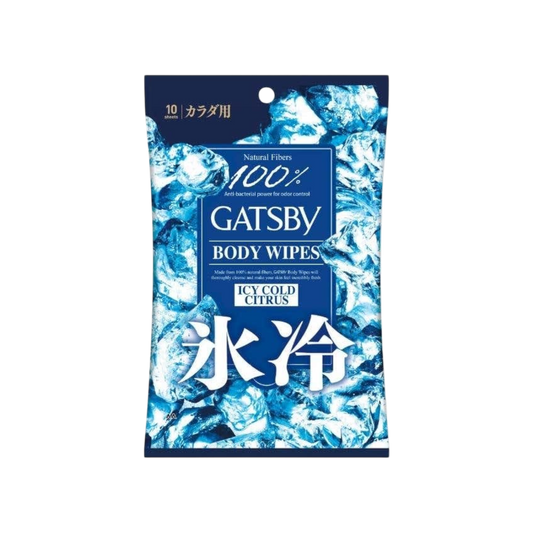 Gatsby Ice-Type Deodorant Body Wipes Ice Citrus 10s