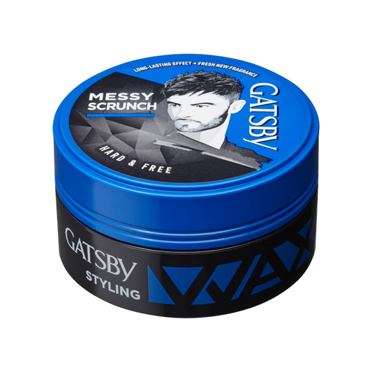 Gatsby Styling Wax Hard & Free Blue 75g