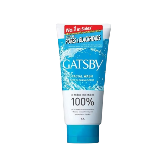 Gatsby Facial Wash Deep Cleaning Scrub 130g