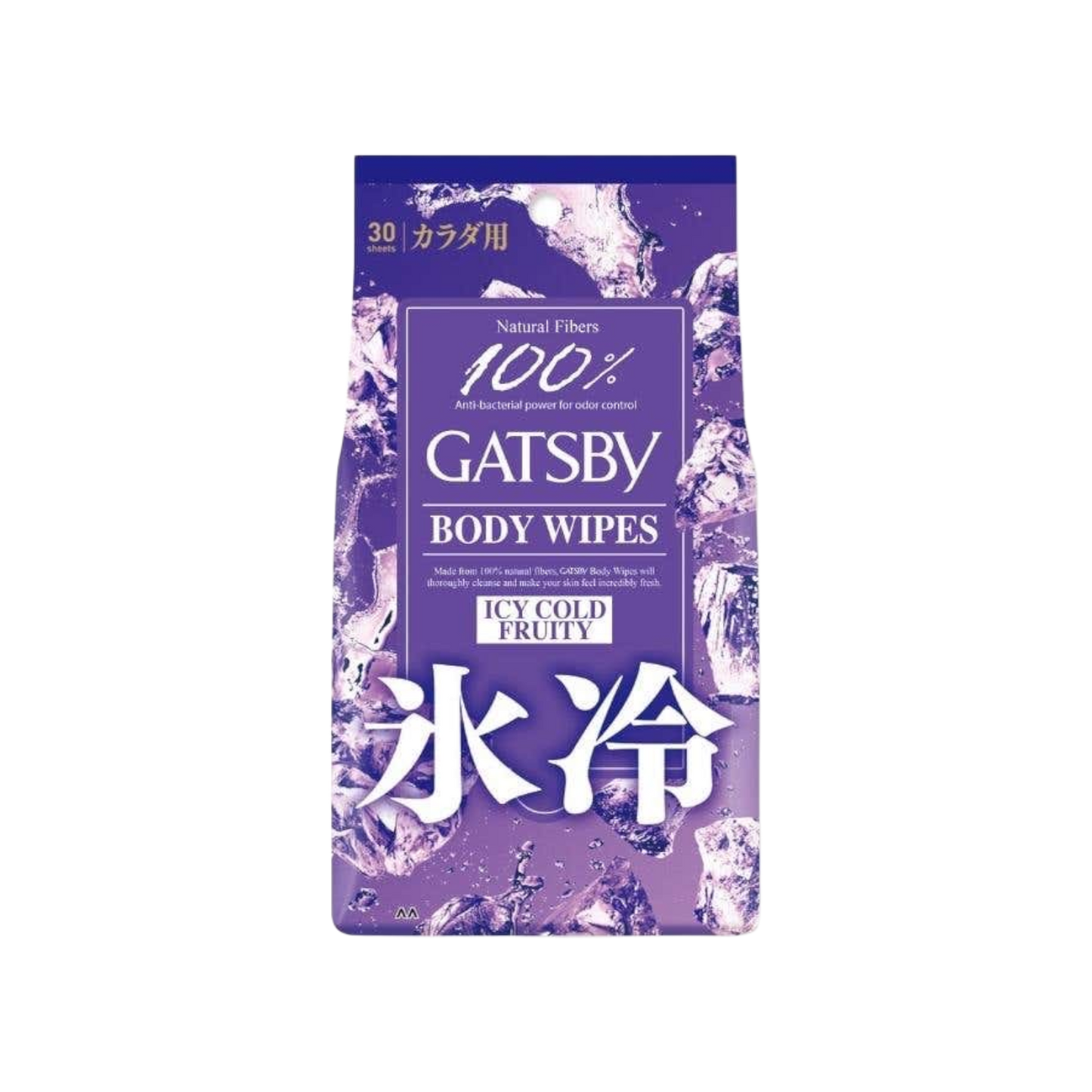 Gatsby Ice-Type Deodorant Body Wipes Ice Fruity 30s