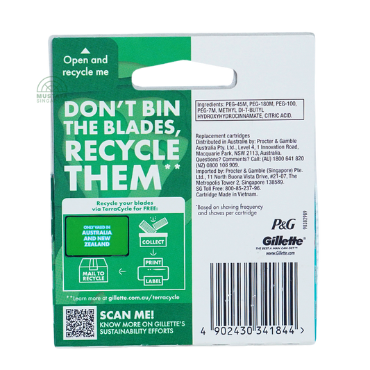 Gillette Mach 3 (Razor Blade Refill 4)