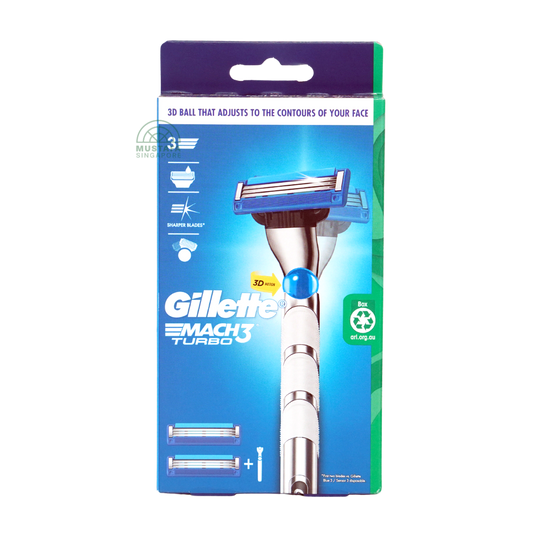 Gillette Mach 3 Turbo 3D Razor 2UP