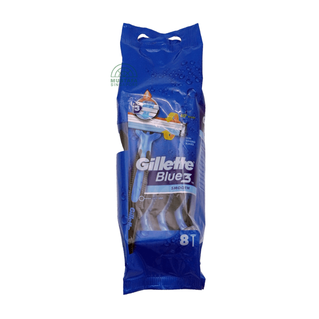 Gillette Blue 3 Disposable Razors 8s