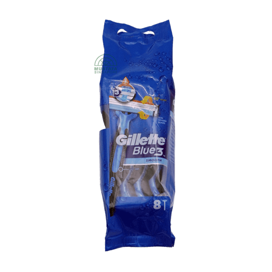 Gillette Blue 3 Disposable Razors 8s