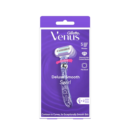 Gillette Venus Delux Smooth Swirl Razor 2up