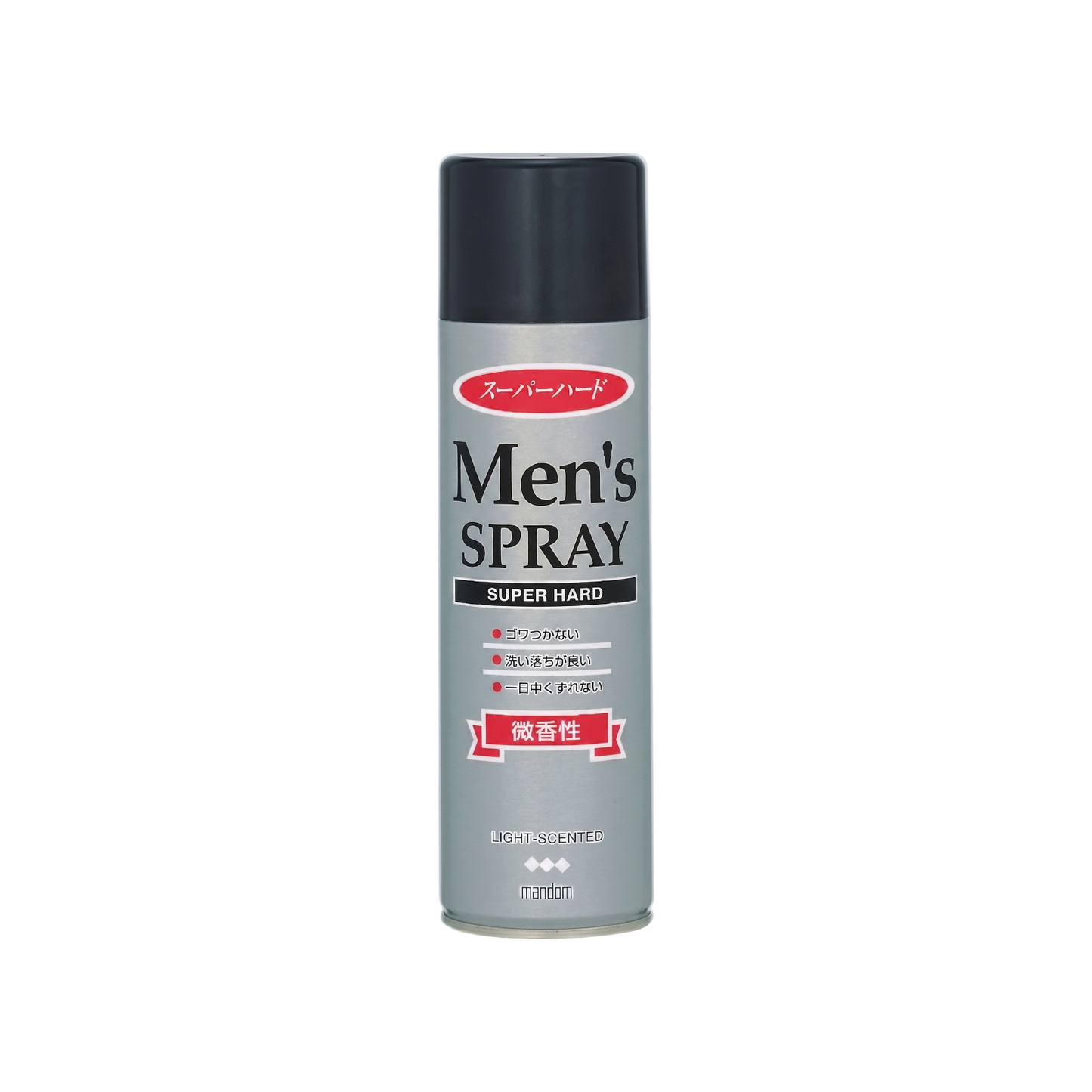 Mandom Men's Spray Super Hard Light Scented 275g