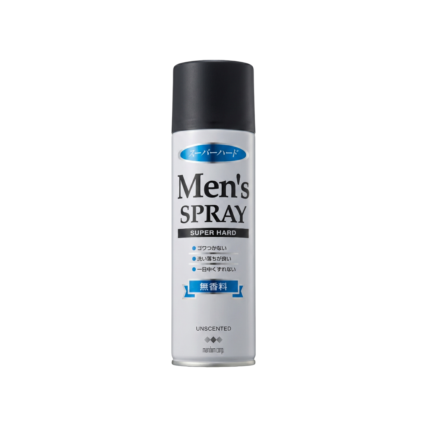 Mandom Men's Spray Super Hard Unscented 275g