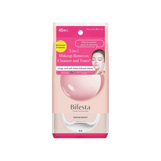 Bifesta Micellar Cleansing Sheet Serum Moist 46s