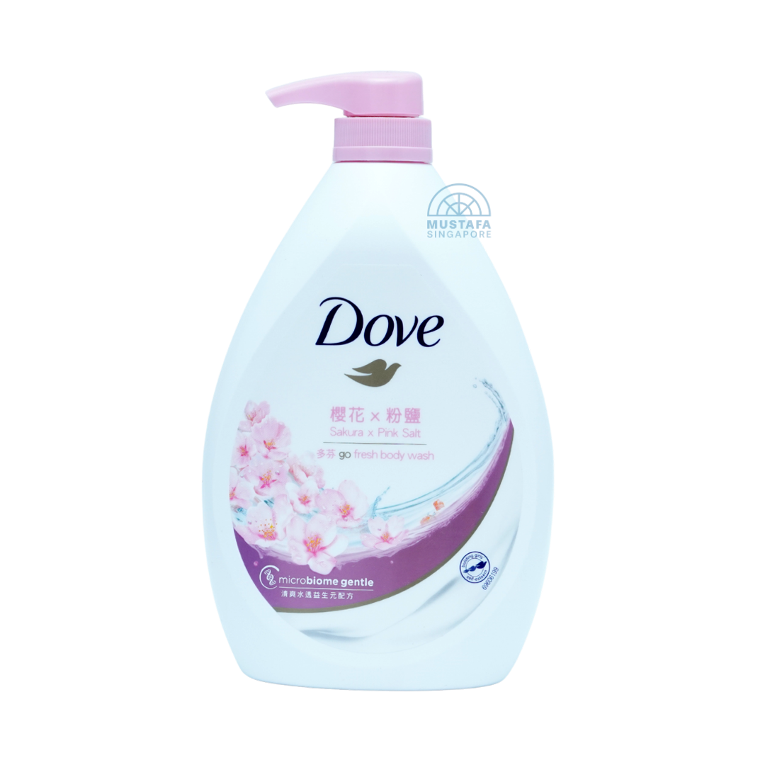 Dove Body Wash Sakura x Pink Salt 1L