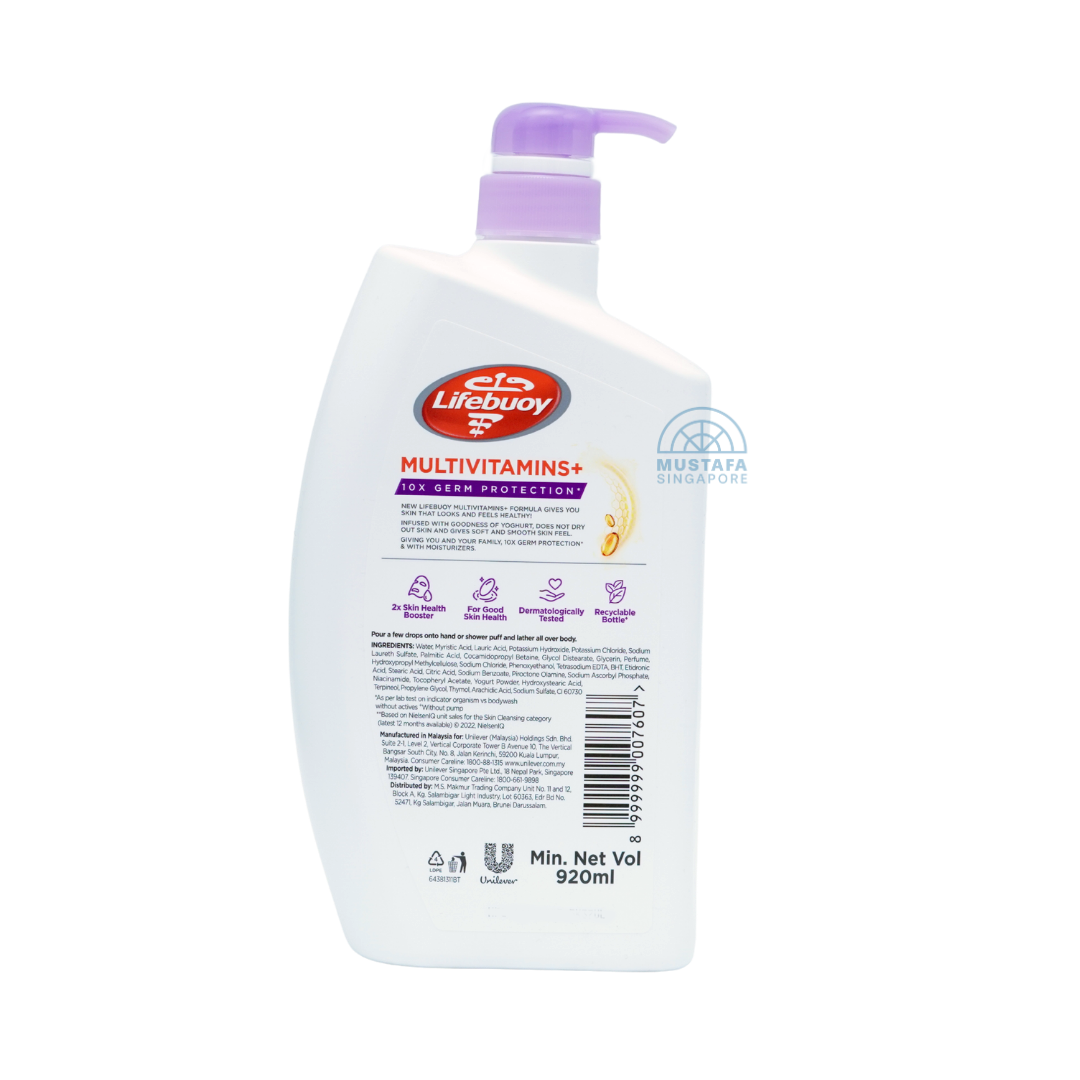 Lifebuoy Body Wash Moisture Plus 920ml