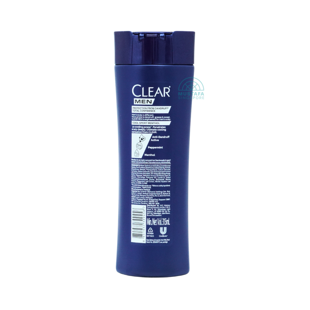 Clear Men Shampoo Cool Sport Menthol 315ml