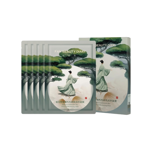 Fan Beauty Diary Tremella Fuciformis & Okra Fresh Gel Moisturizing Mask 35ml x 5s