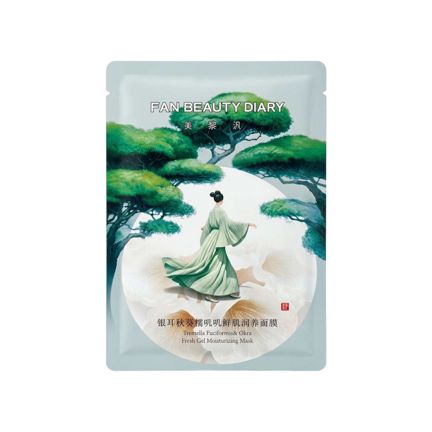 Fan Beauty Diary Tremella Fuciformis & Okra Fresh Gel Moisturizing Mask 35ml