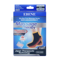 Ebene Bio-Ray Foot Massage Socks (Couple Set) (Black)