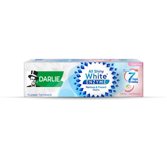 Darlie All Shiny White Supreme Enzyme Floral Fresh Mint Toothpaste 120g
