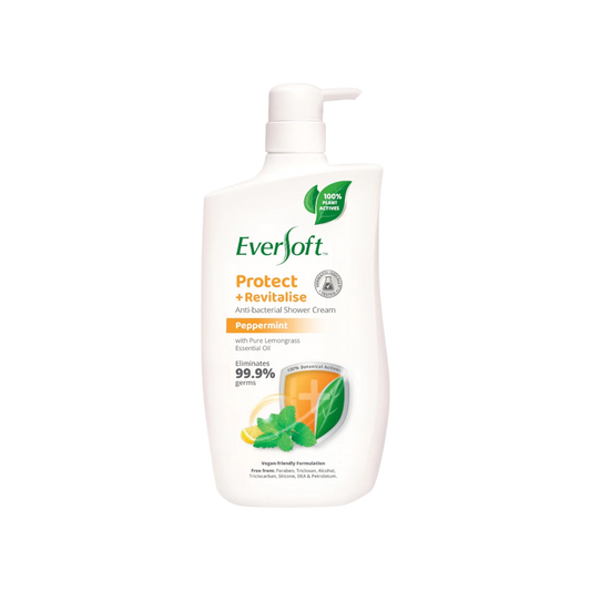 Eversoft Anti-Bacterial Shower Cream Peppermint 950ml
