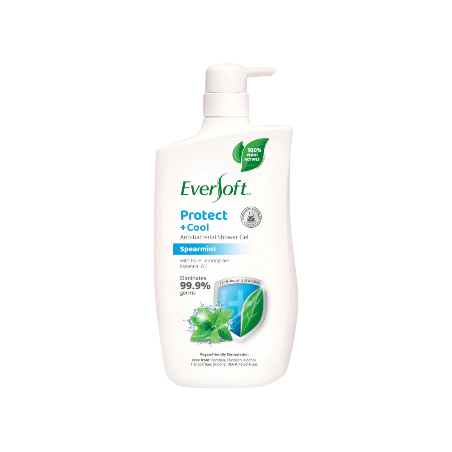 Eversoft Anti-Bacterial Shower Cream Spearmint 950ml