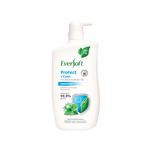 Eversoft Anti-Bacterial Shower Cream Spearmint 950ml