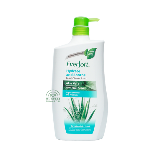 Eversoft Shower Foam Aloe Vera & Vitamins A & E 950ml