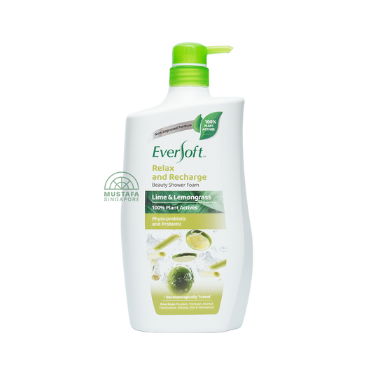 Eversoft Shower Foam Lime & Lemongrass 950ml