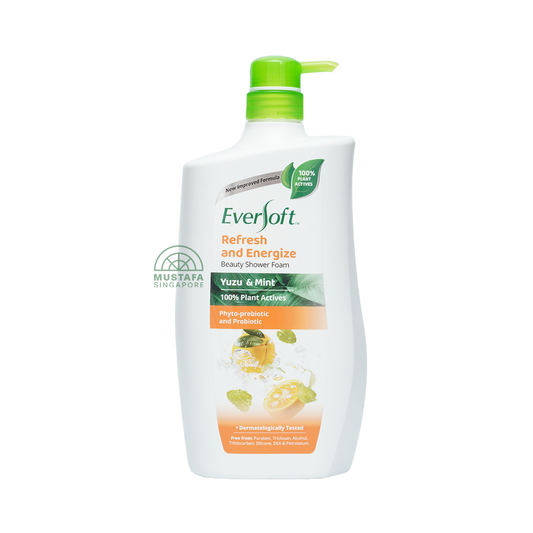Eversoft Shower Foam Yuzu & Mint 950ml