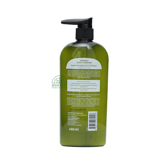 Eversoft Organic Shampoo Energizing Yuzu 480ml