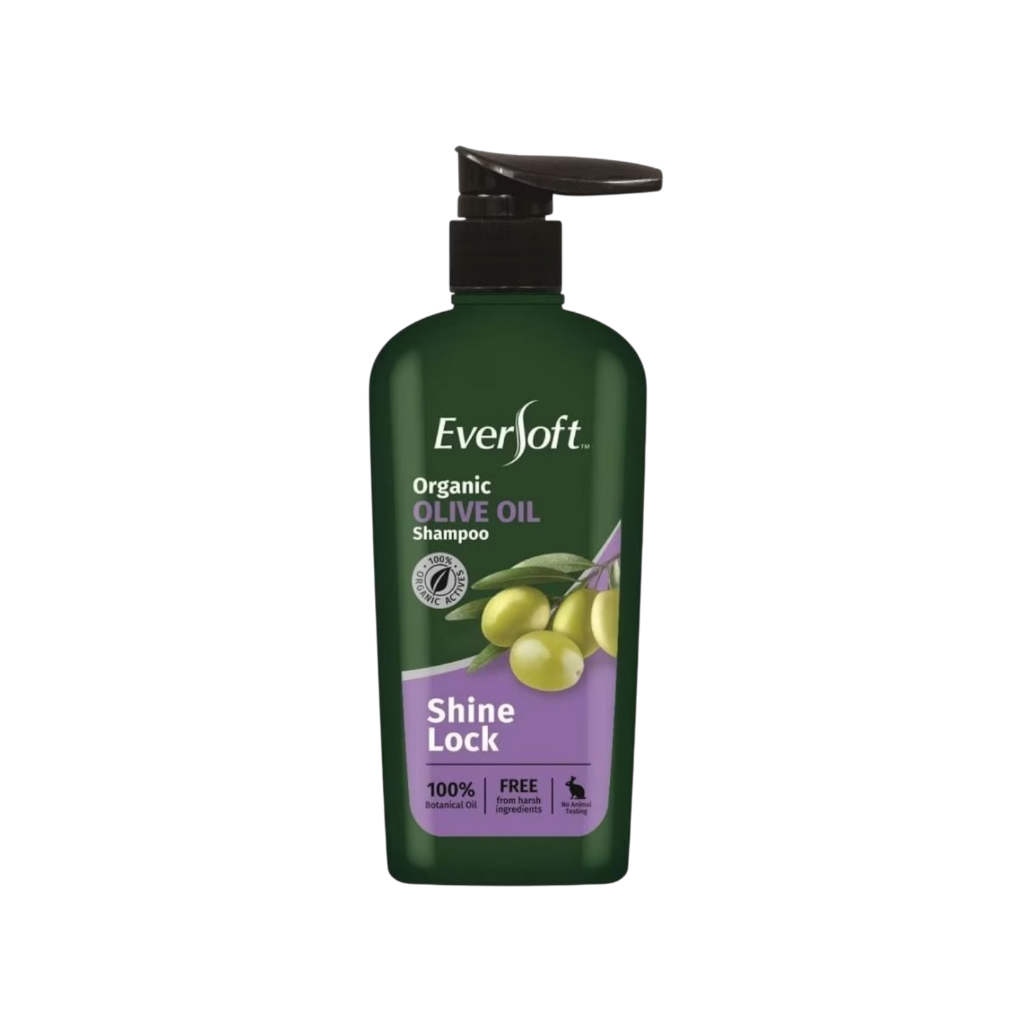 Eversoft Shine Lock Organic Olive Oil Shampoo 480ml