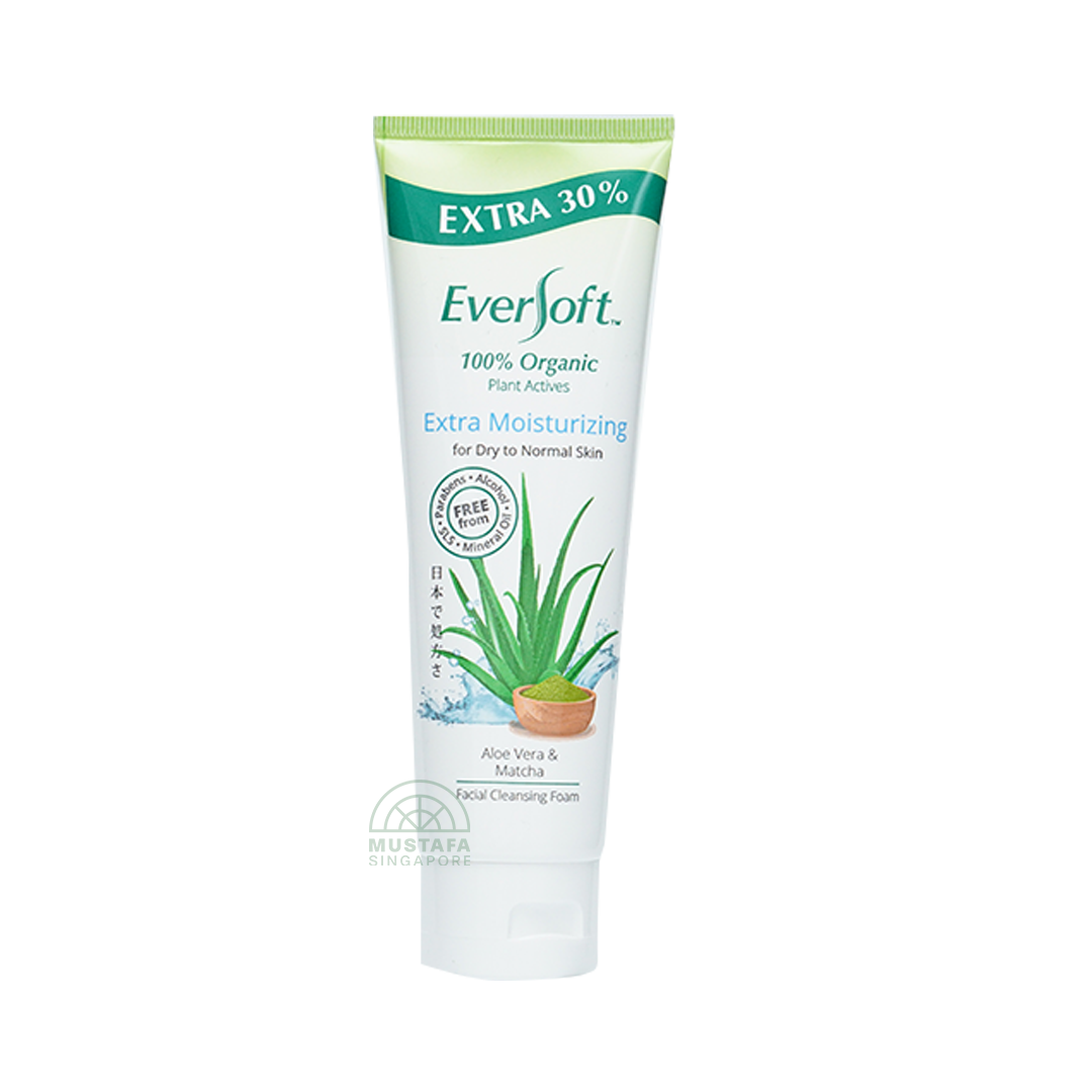 Eversoft Facial Cleanser Aloe Vera & Matcha 100g