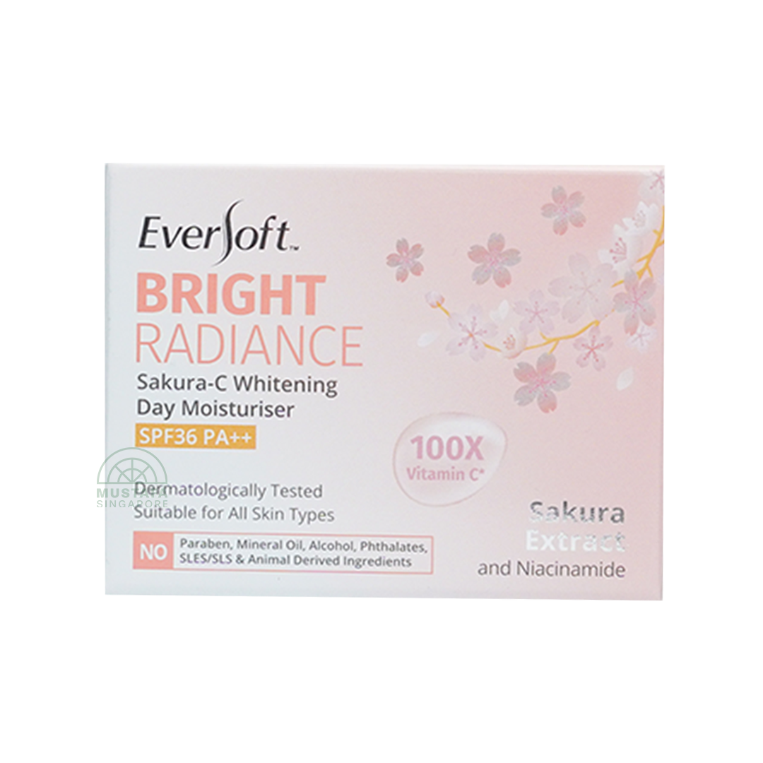 Eversoft Bright Radiance Moisturiser SPF 20 50g