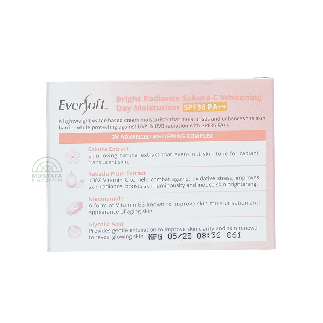 Eversoft Bright Radiance Moisturiser SPF 20 50g