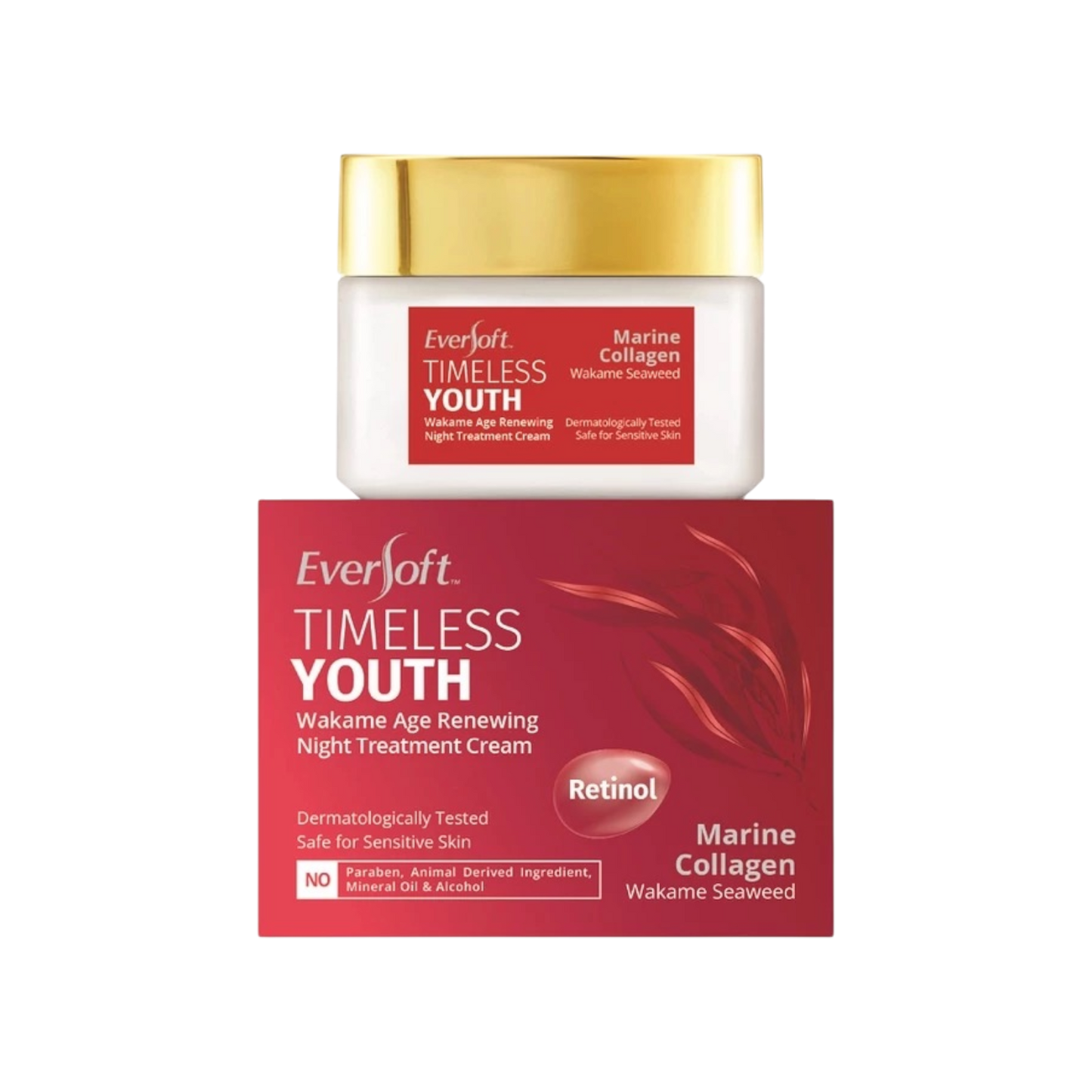 Eversoft Timeless Youth Wakame Age Renewing Night Cream 40g