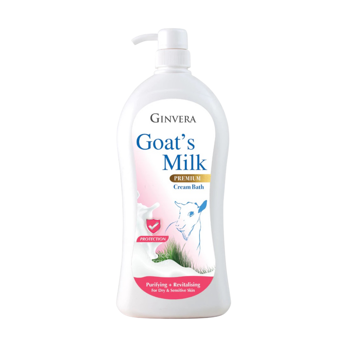 Ginvera Goat's Milk Premium Cream Bath Protection 900ml