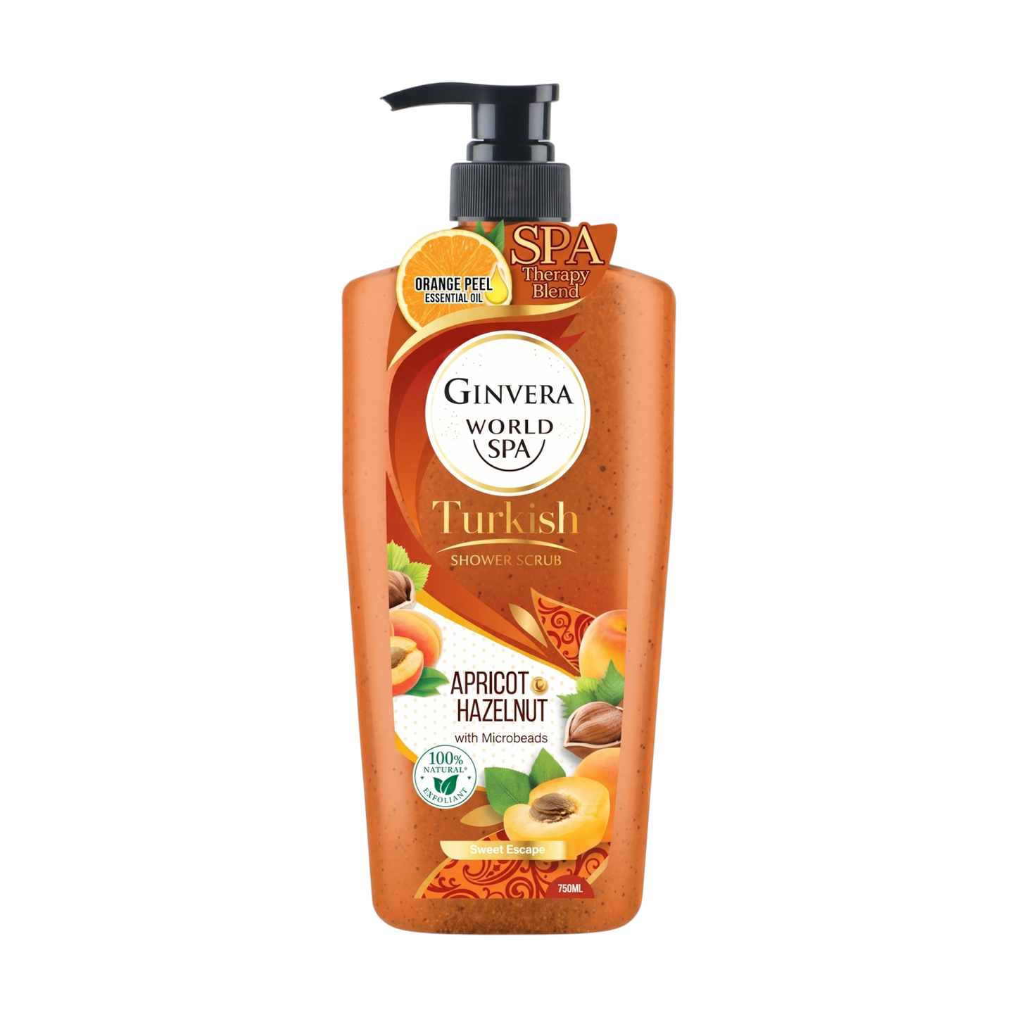 Ginvera Green Tea Pomelo Shampoo Hair Revitalizer (For Normal Hair) 750ml
