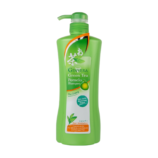 Ginvera Green Tea Pomelo Shampoo Hair Moisturizer (For Dry, Split Ends, Long, Colored & Damaged Hair Type) 750ml
