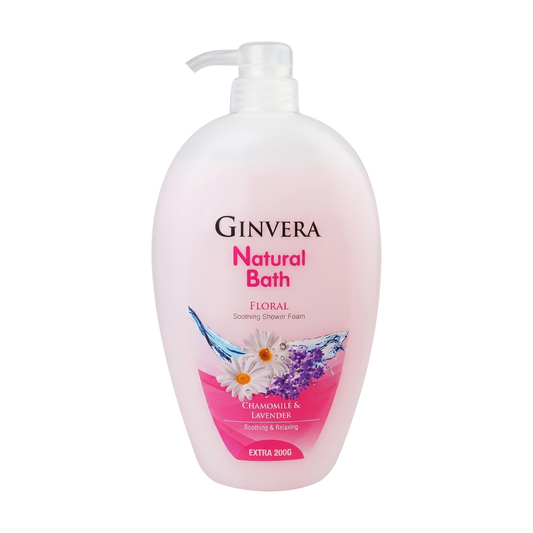 Ginvera Natural Bath Floral Soothing Shower Foam 950g