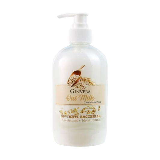 Ginvera Oat Milk Cream Anti-Bacterial Hand Soap (Nourishing And Moisturizing) 500g