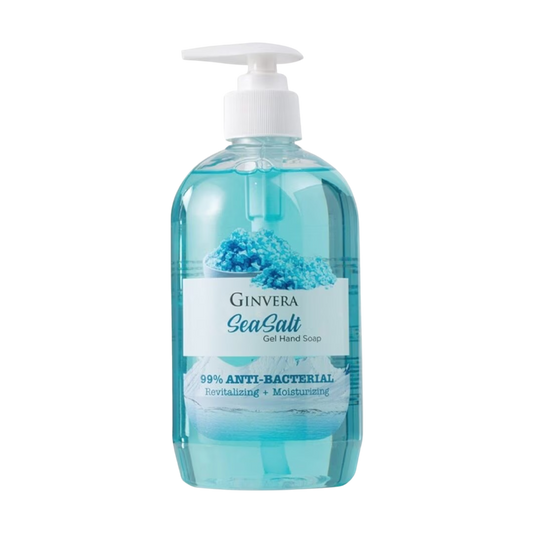 Ginvera Sea Salt 99% Anti-Bacterial Revitalizing Moisturizing Gel Hand Soap 500g