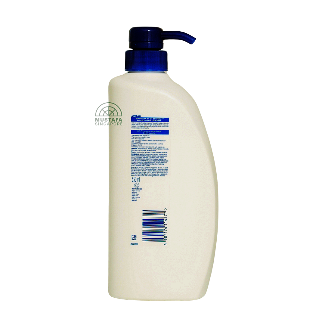 Head & Shoulders Shampoo Anti Bac 650ml