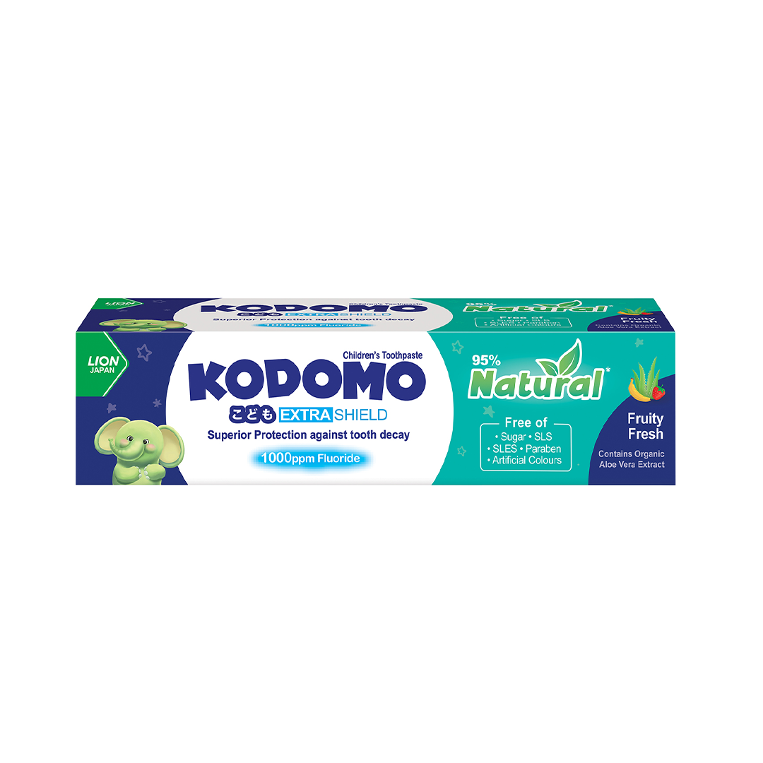 Kodomo Extra Shield Toothpaste Natural 40g - Fruity Fresh